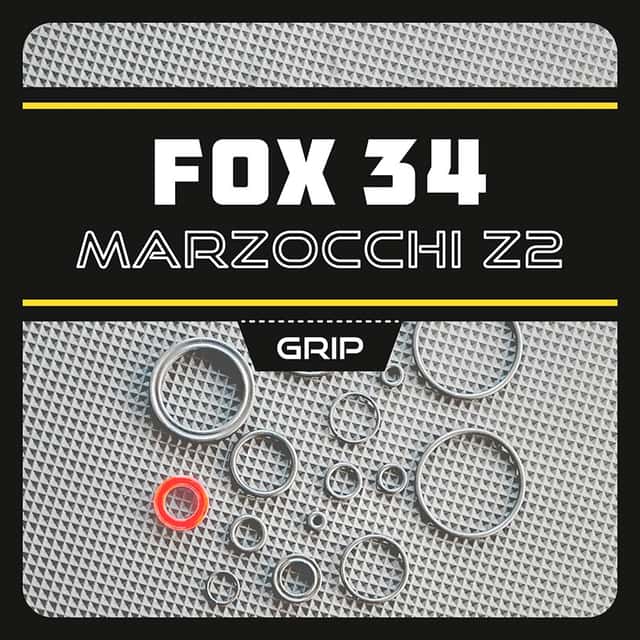 Комплект уплотнителей вилки Fox 34 / Marzocchi Z2 | Grip