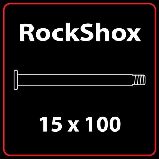 Ось для вилок RockShox | 15 x 100 | чёрная